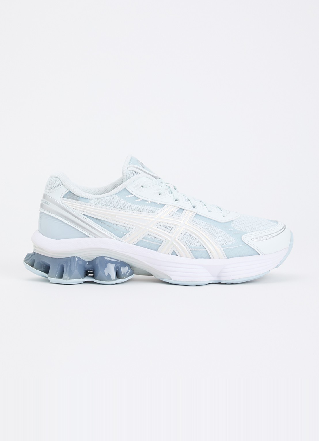 ASICS Gel-Kinetic Fluent sneaker van mesh met logo - voorkant lichtblauw