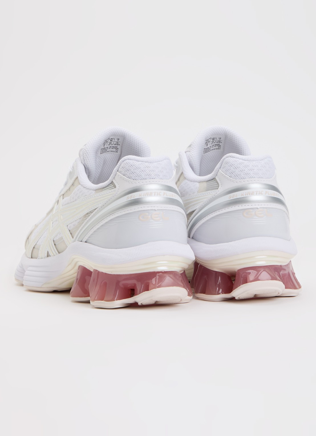 ASICS Gel-Kinetic Fluent sneaker van mesh met logo - achterkant 2 wit
