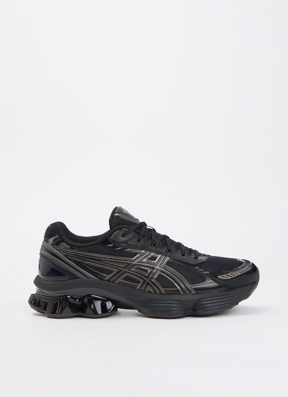 ASICS Gel-Kinetic Fluent sneaker van mesh - voorkant zwart
