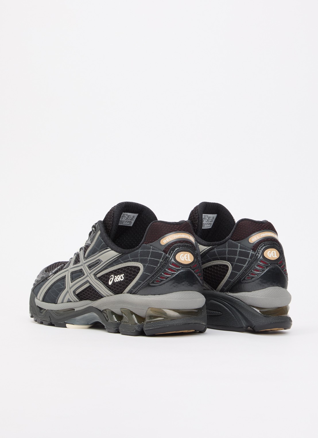 ASICS Gel-Nimbus 10.1 sneaker met mesh details - achterkant 5 zwart