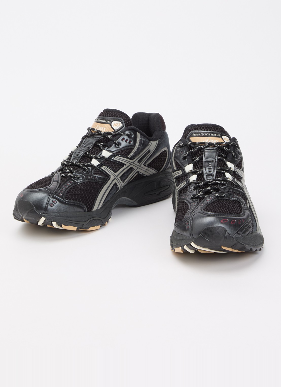 ASICS Gel-Nimbus 10.1 sneaker met mesh details - detail 2 zwart