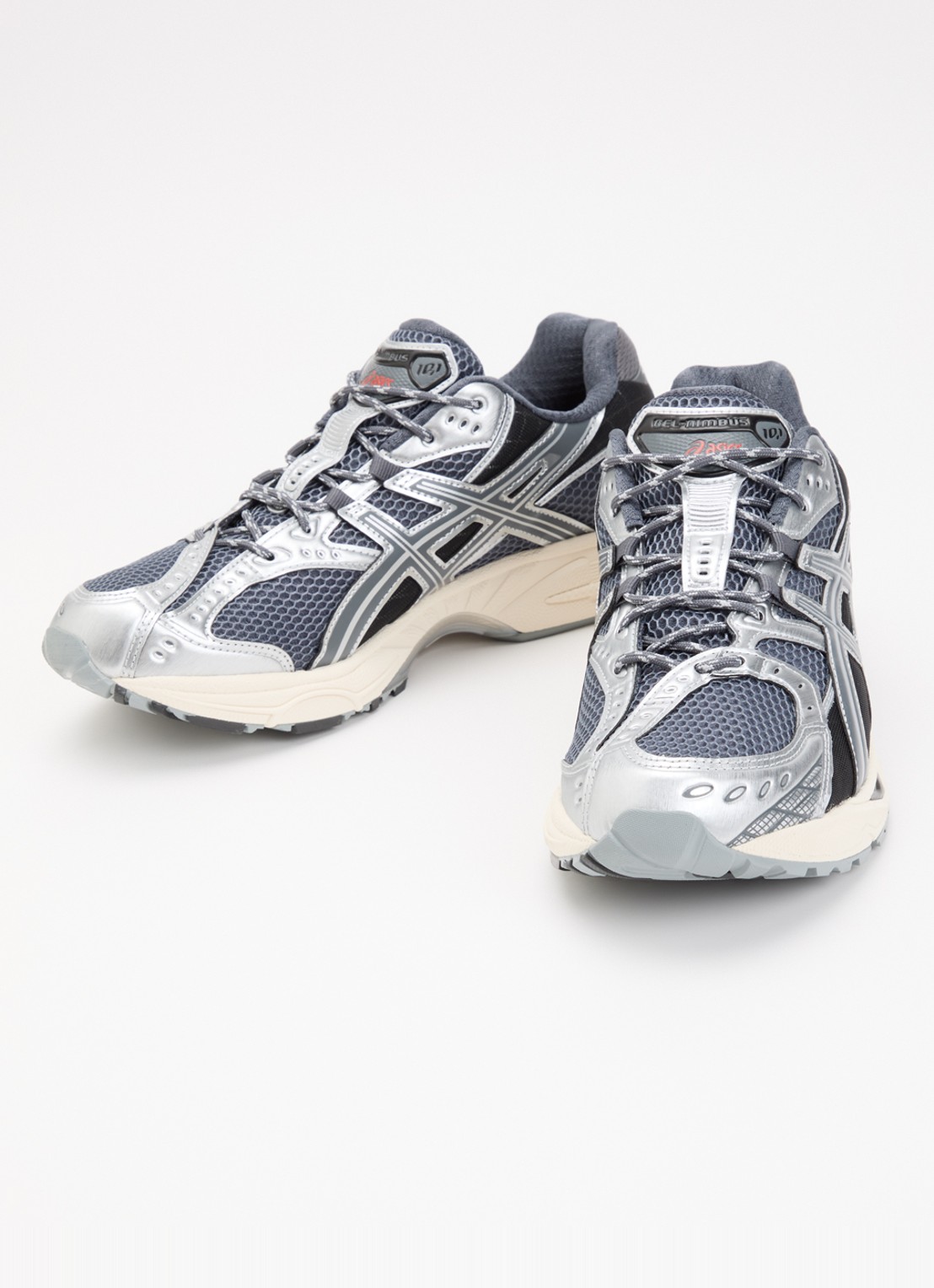 ASICS Gel-Nimbus 10.1 sneaker met mesh details - detail donkergrijs