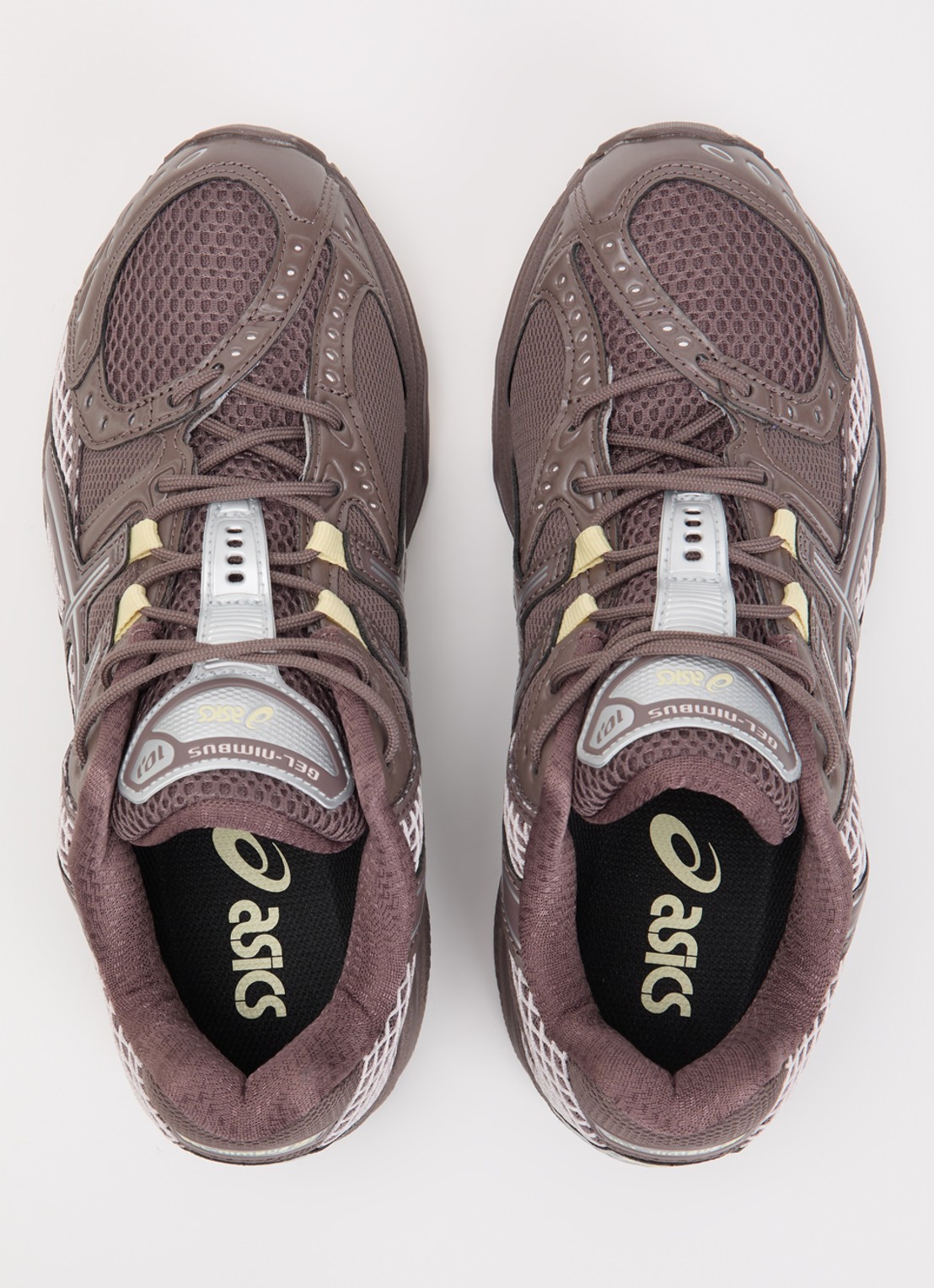 ASICS Gel-Nimbus 10.1 sneaker van mesh met metallic details - detail 2 bruin