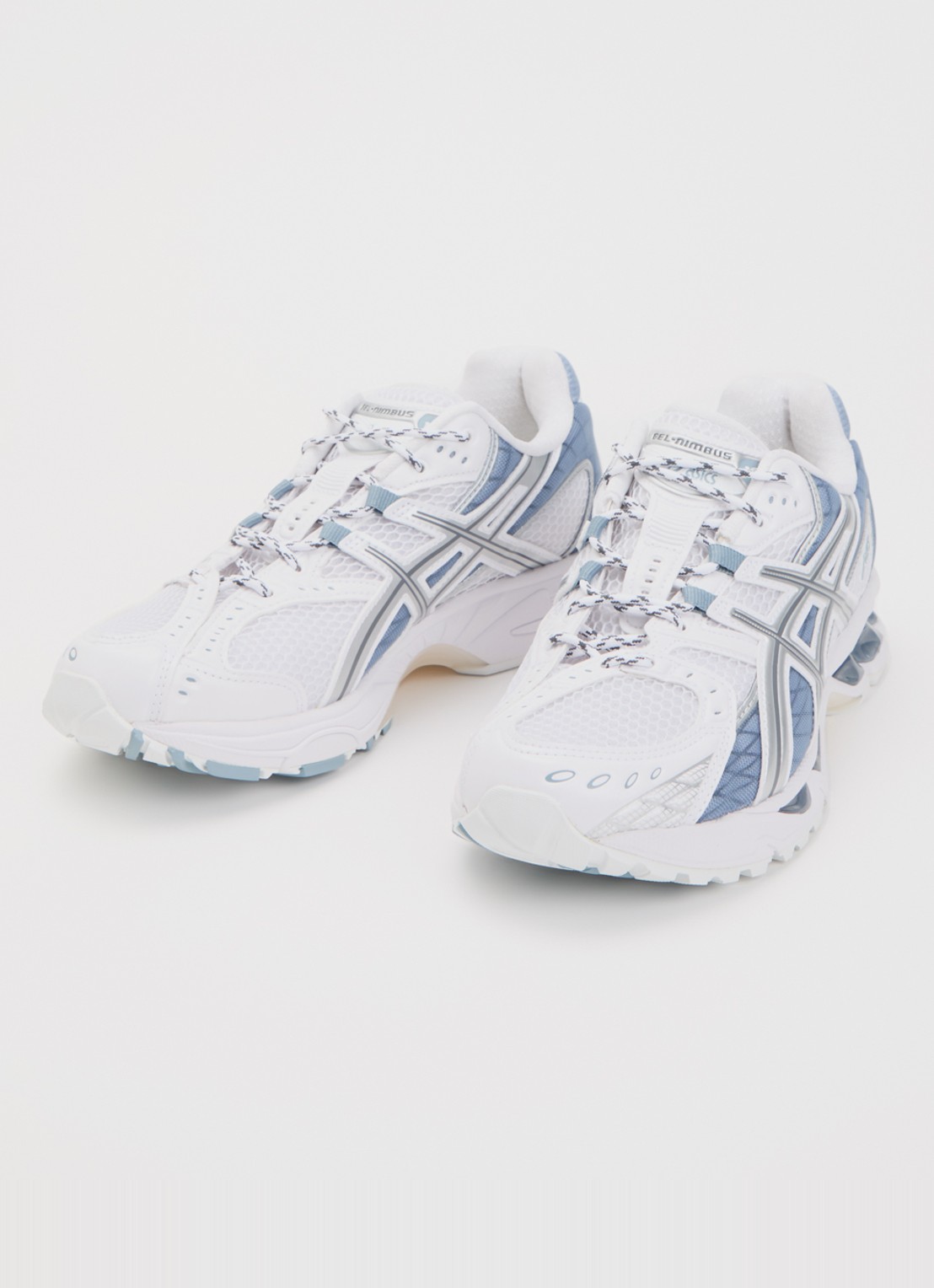 ASICS Gel-Nimbus sneaker van mesh met logo - detail wit