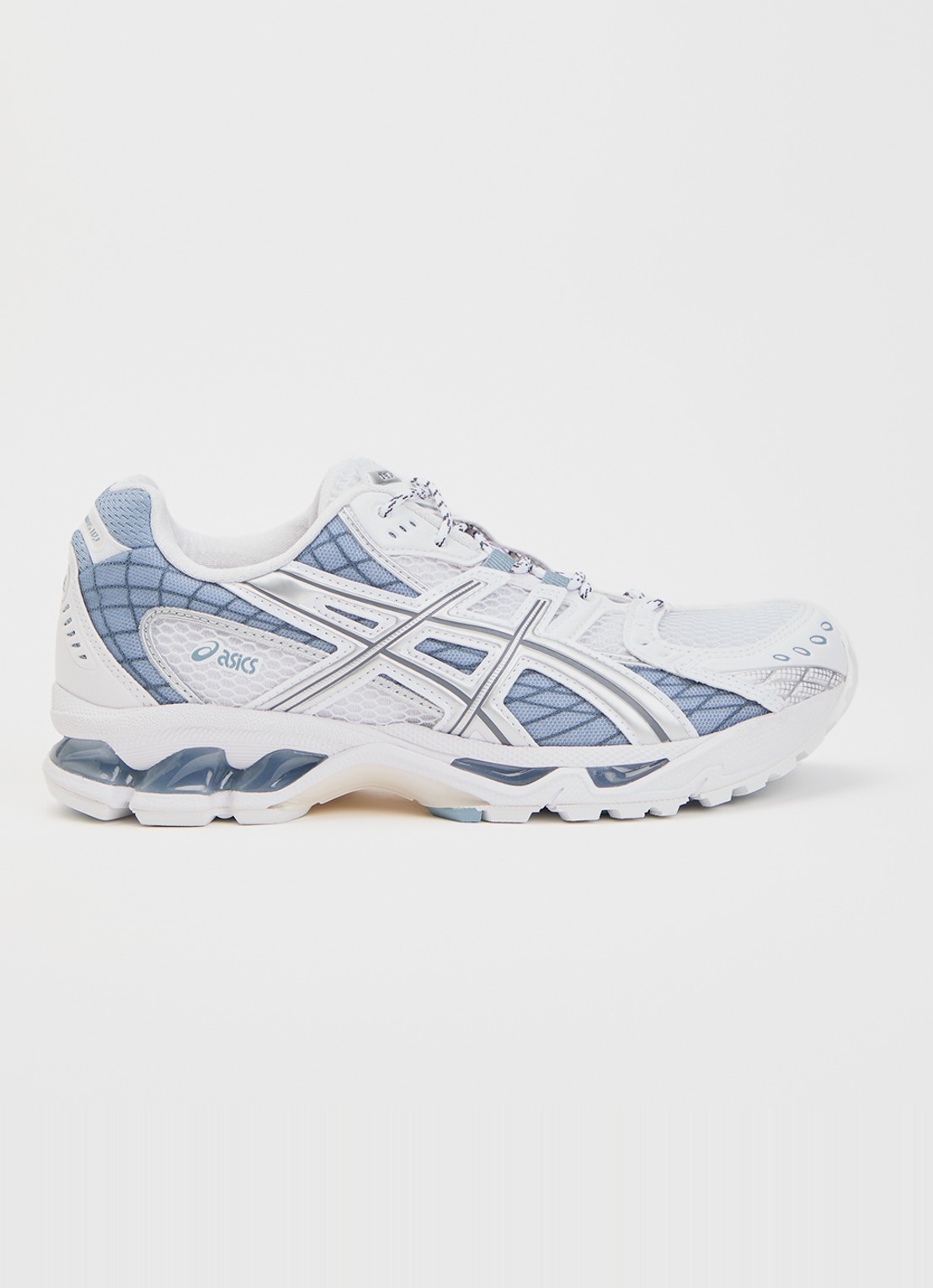 ASICS Gel-Nimbus sneaker van mesh met logo - voorkant 4 wit