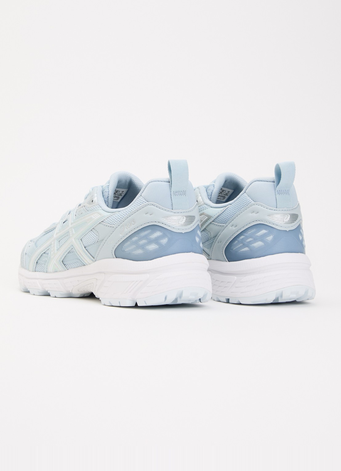 ASICS Gel-Nunobiki sneaker van mesh met metallic details - achterkant lichtblauw