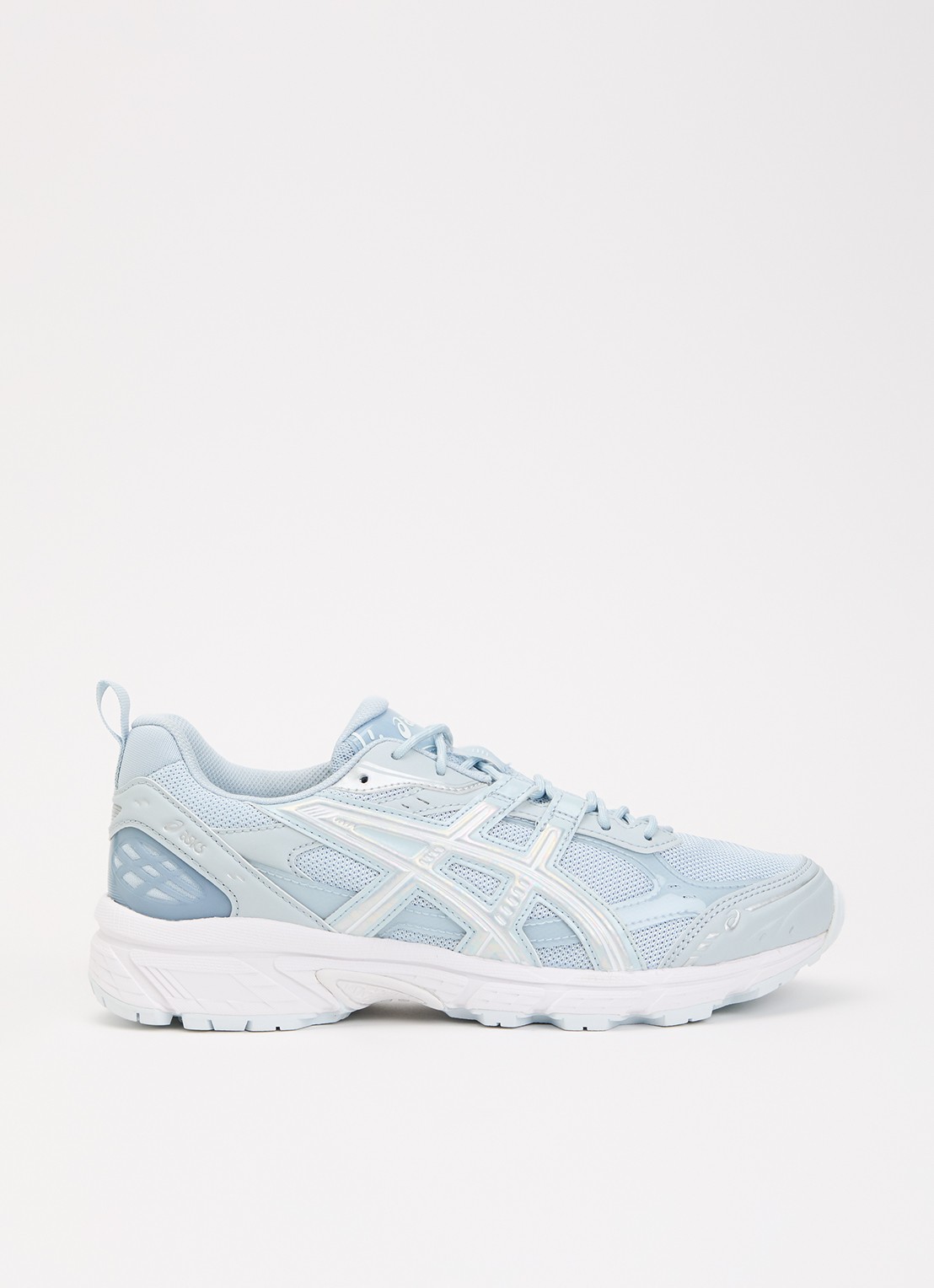 ASICS Gel-Nunobiki sneaker van mesh met metallic details - voorkant 5 lichtblauw