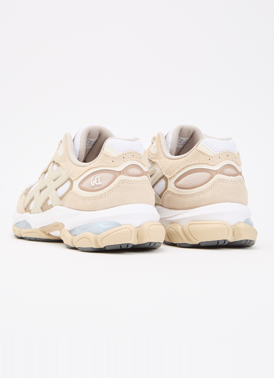 ASICS Gel-Nyc 2.0 sneaker met details van suède - achterkant 5 beige