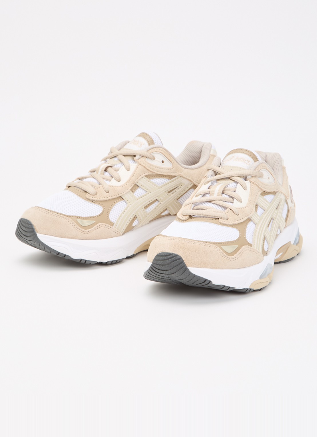 ASICS Gel-Nyc 2.0 sneaker met details van suède - detail 2 beige