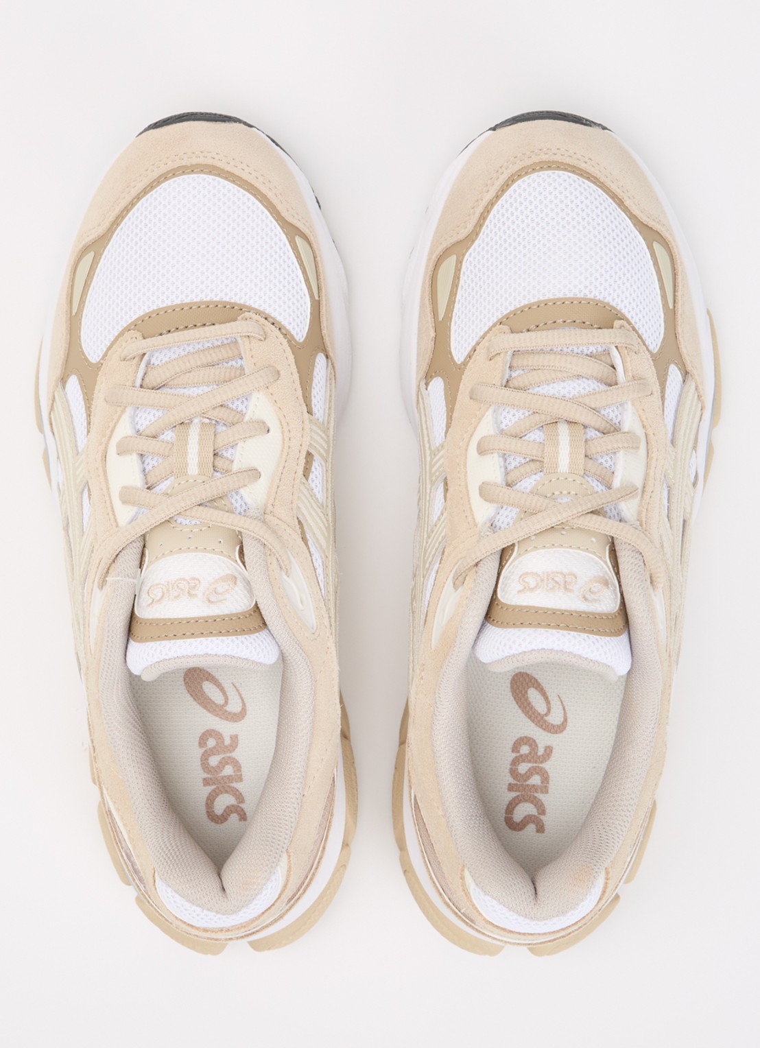 ASICS Gel-Nyc 2.0 sneaker met details van suède - detail 3 beige