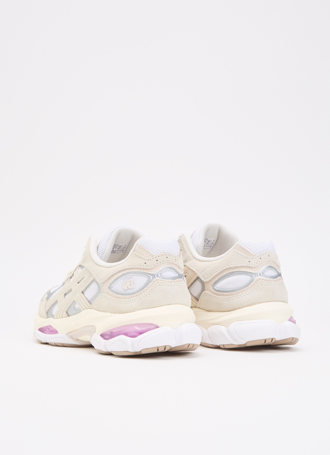 ASICS Gel-Nyc 2.0 sneaker met leren details - achterkant 5 creme
