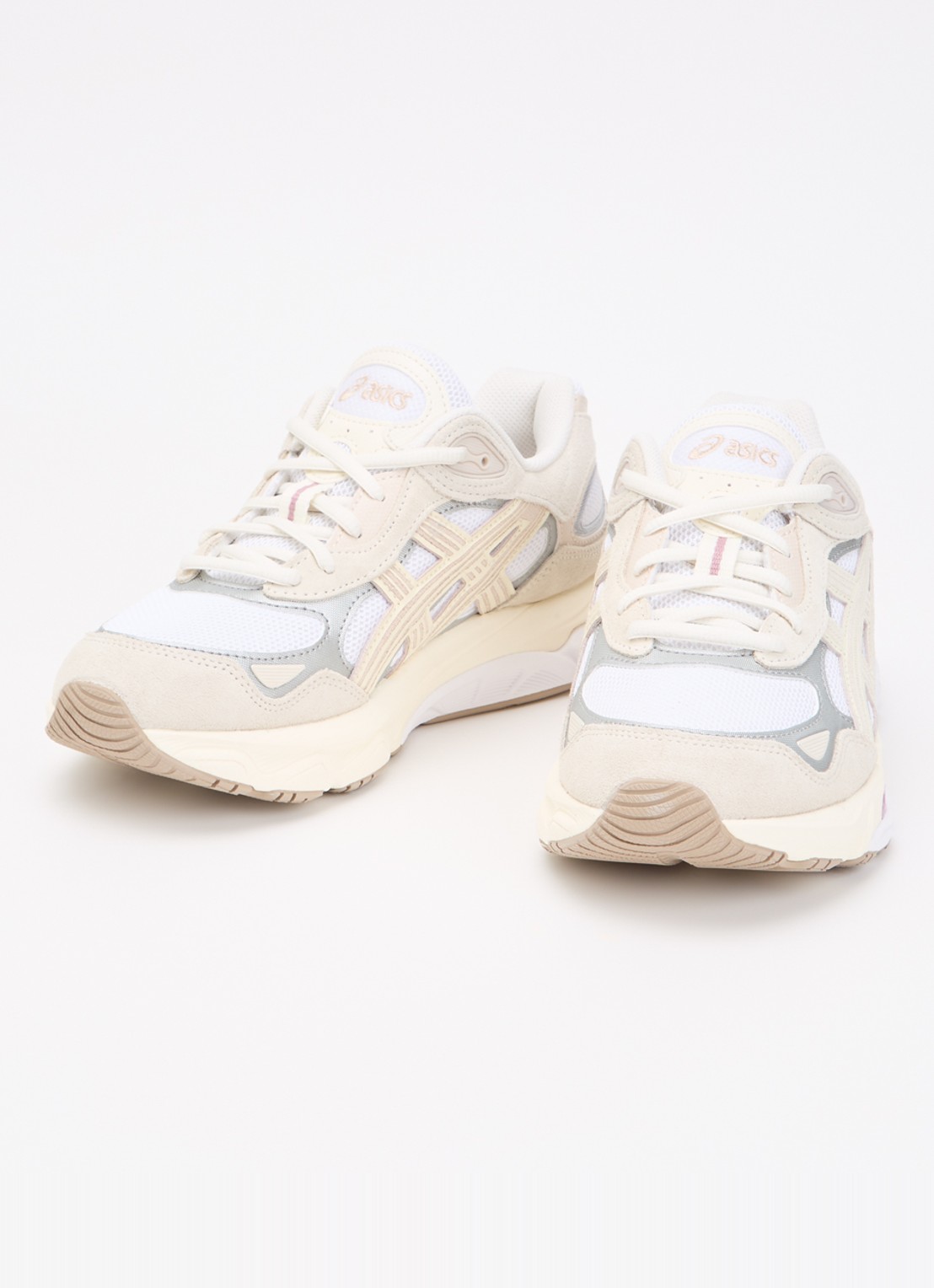 ASICS Gel-Nyc 2.0 sneaker met leren details - detail 2 creme
