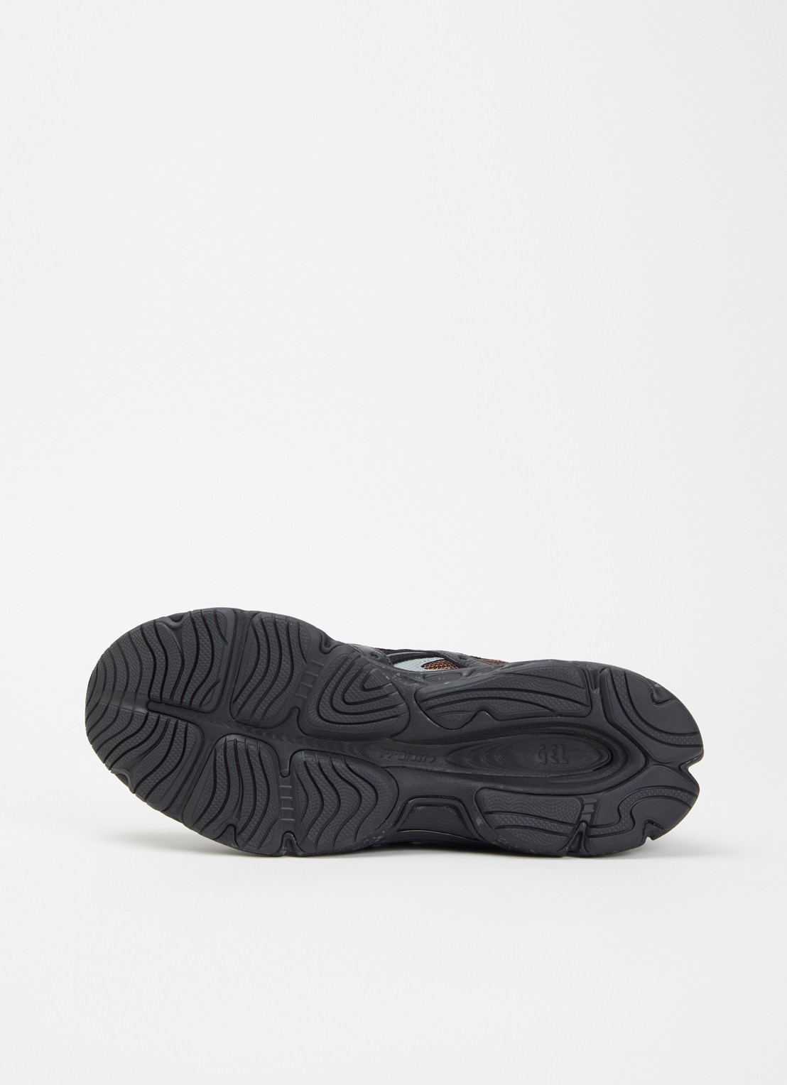 ASICS Gel-Nyc 2.0 sneaker met leren details - detail 3 donkerbruin