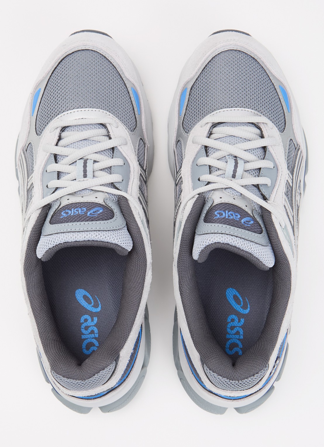 ASICS Gel-Nyc 2.0 sneaker met suède details - detail 4 grijs