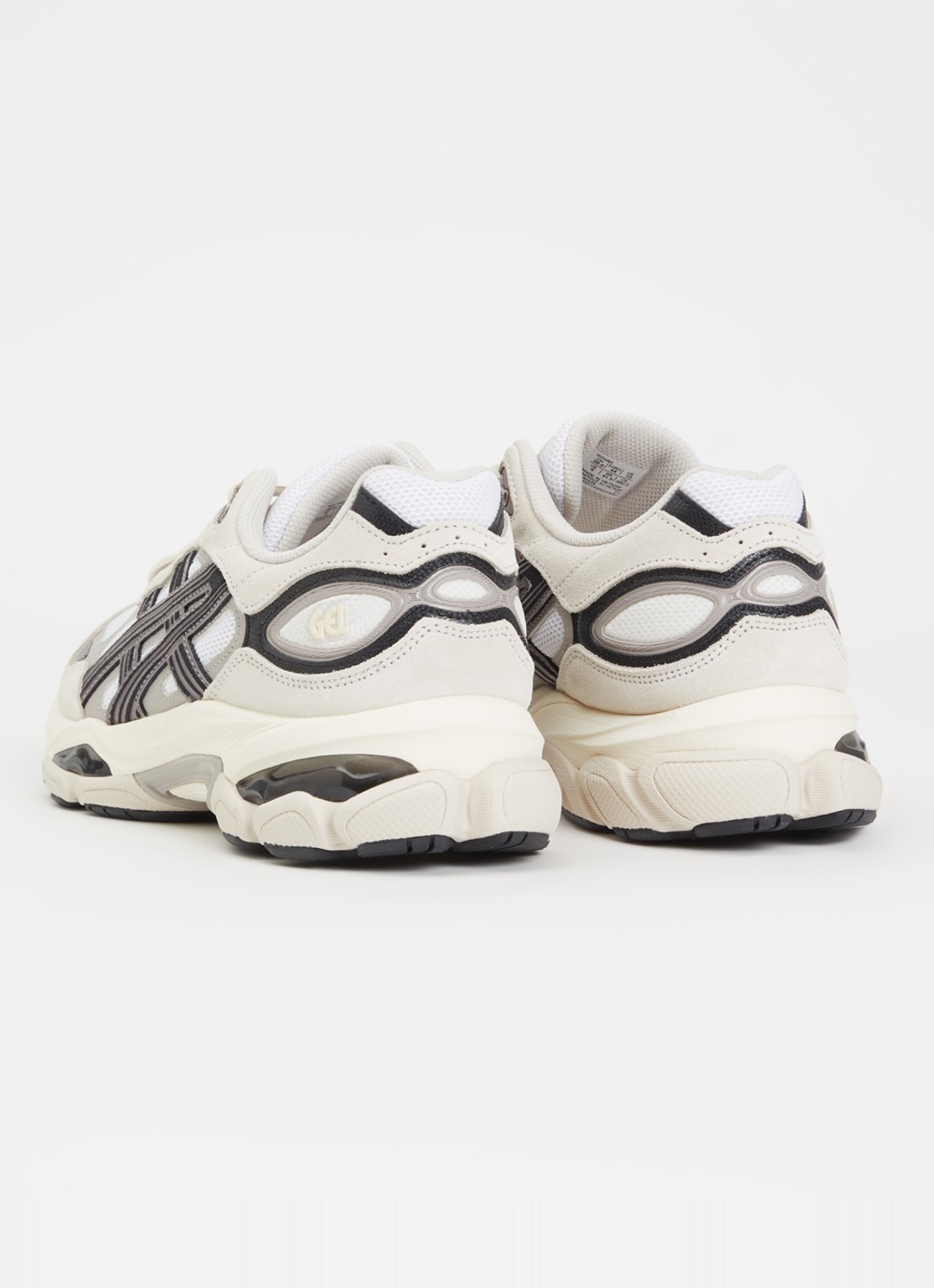 ASICS Gel-Nyc 2.0 sneaker met suède details - achterkant 2 grijs