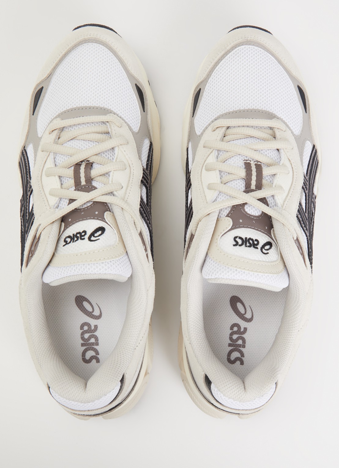 ASICS Gel-Nyc 2.0 sneaker met suède details - detail 4 grijs