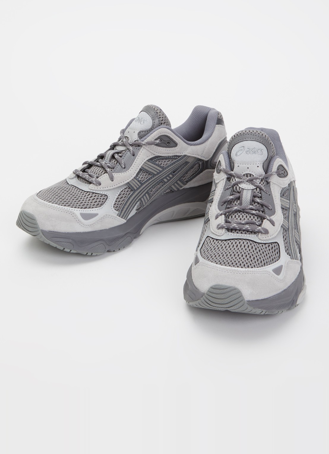 ASICS Gel-Nyc 2.0 sneaker met suède details - detail grijs