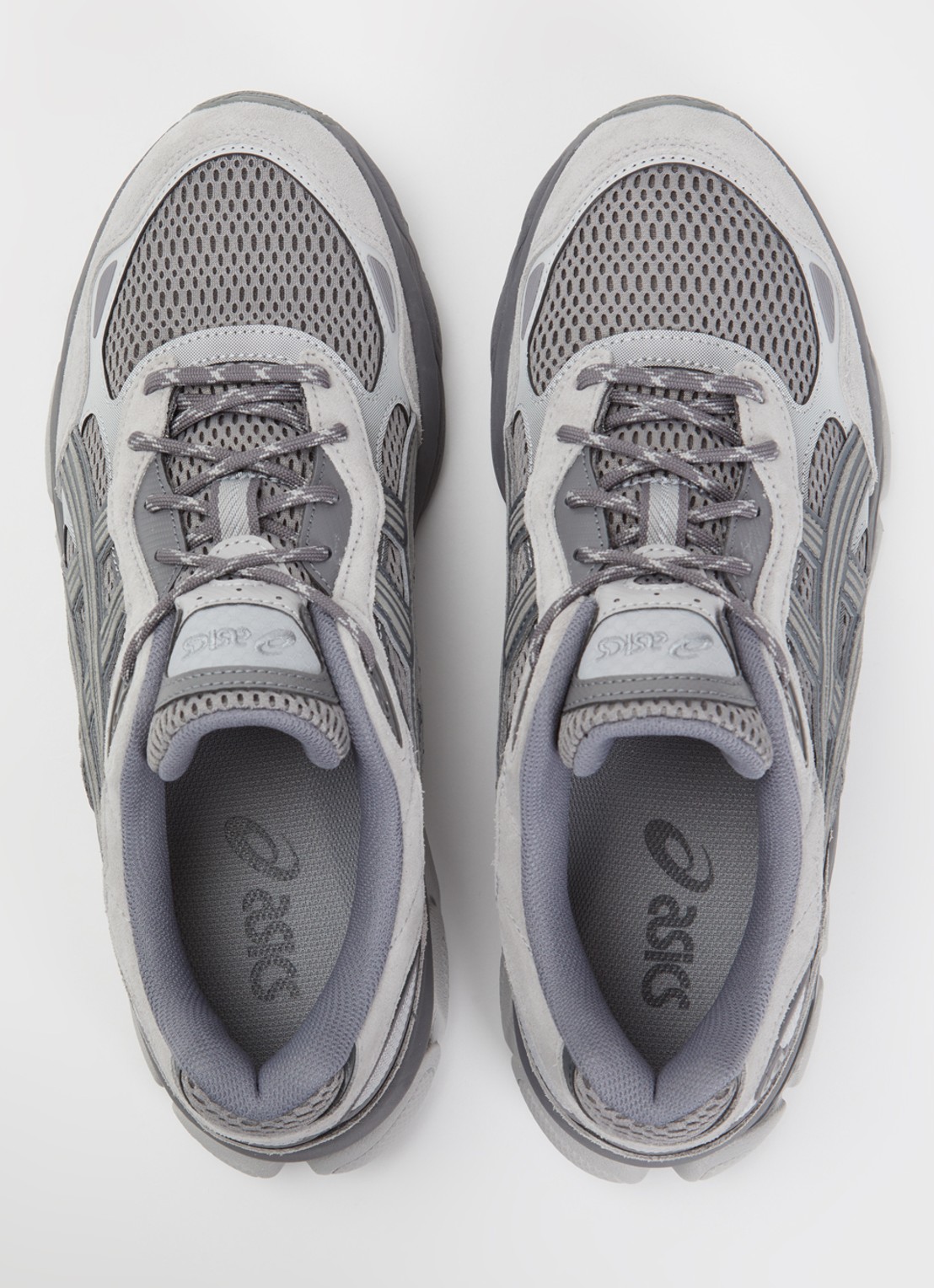 ASICS Gel-Nyc 2.0 sneaker met suède details - detail 2 grijs