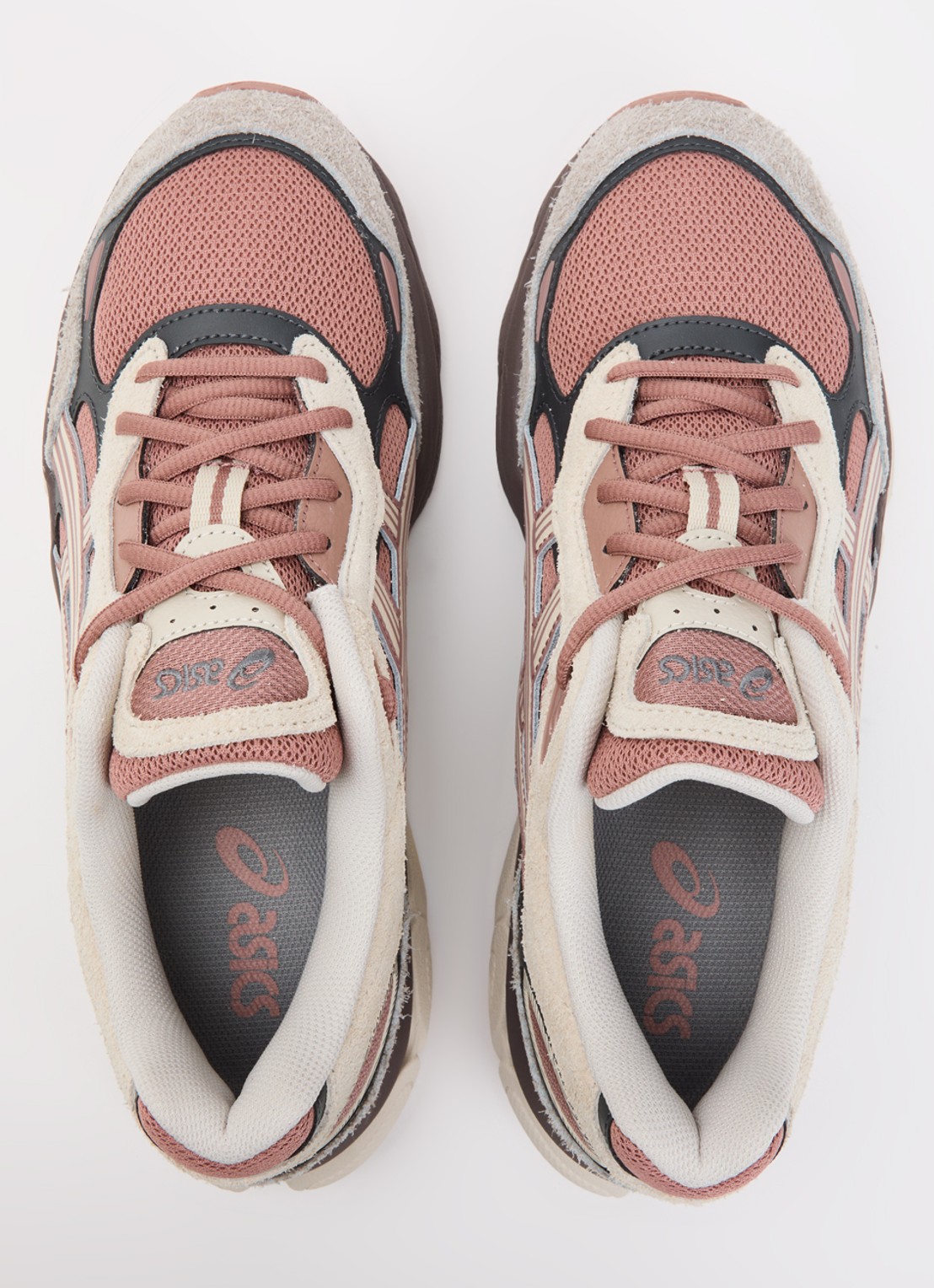 ASICS Gel-Nyc 2.0 sneaker met suède details - detail 3 beige