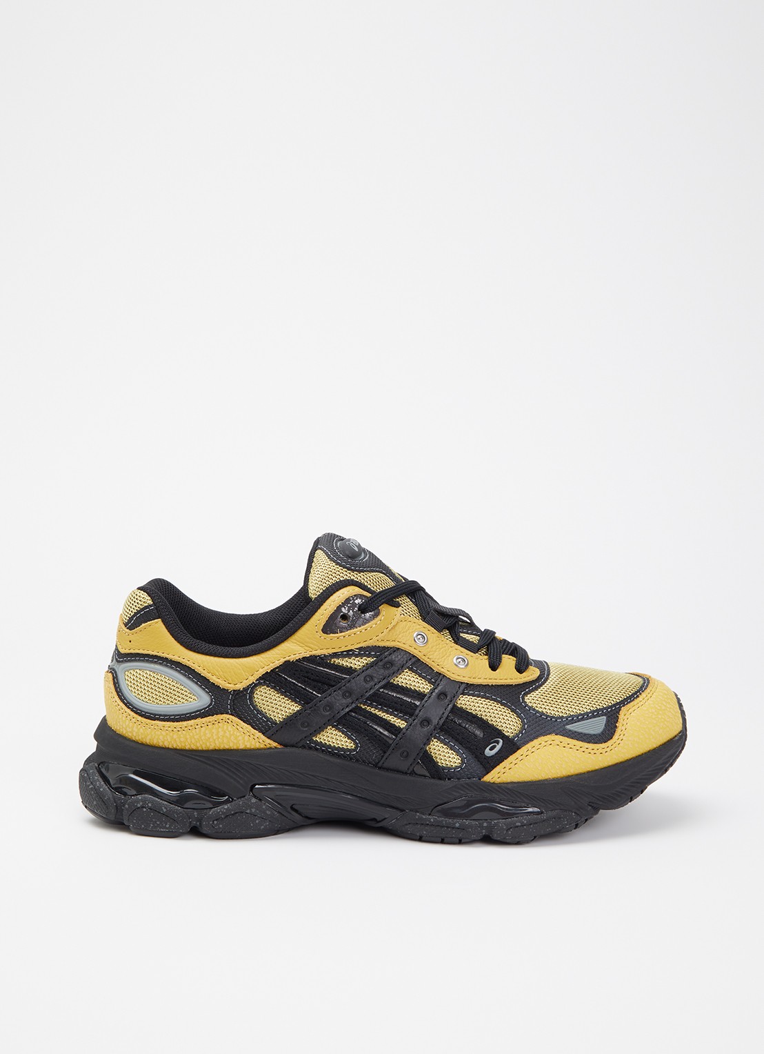 ASICS Gel-Nyc 2.0 SSHS sneaker met leren details - voorkant 2 okergeel