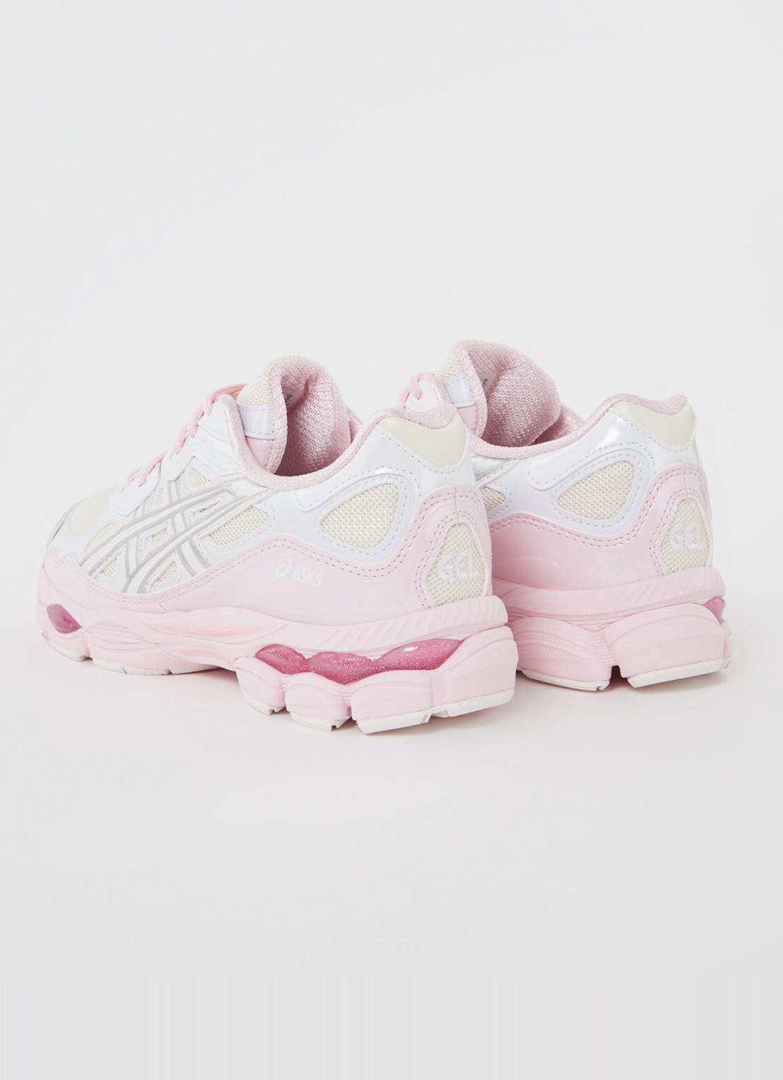 ASICS Gel-Nyc Kicki Yang Zhang met mesh-details - achterkant 5 lichtroze