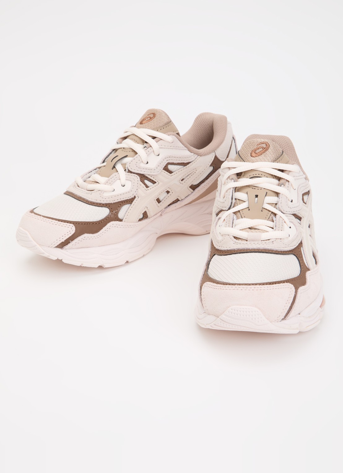 ASICS Gel-Nyc sneaker met details van suède - detail oudroze