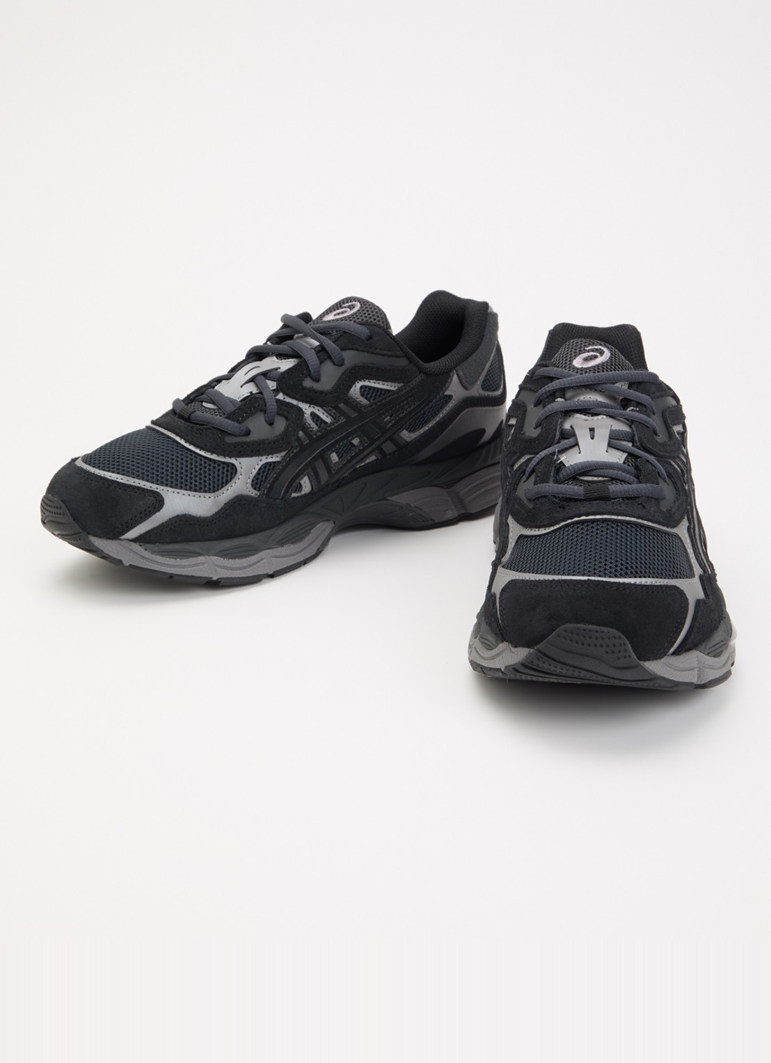ASICS Gel-Nyc sneaker met details van suède - detail 8 antraciet