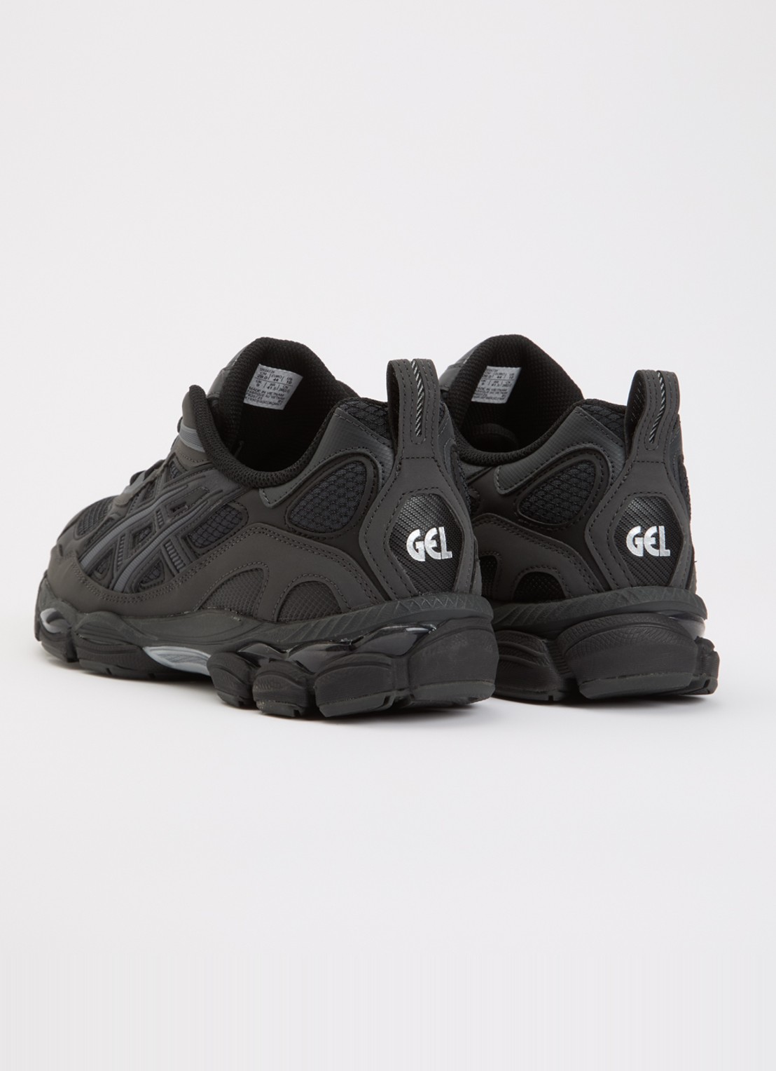 ASICS Gel-Nyc sneaker met mesh details - achterkant 4 zwart