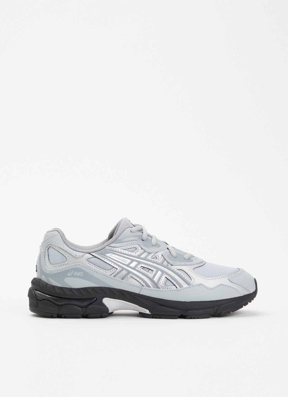 ASICS Gel-Nyc sneaker met mesh details - voorkant 4 grijs