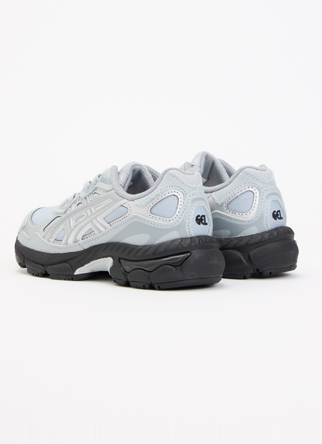 ASICS Gel-Nyc sneaker met mesh details - achterkant 2 blauwgrijs