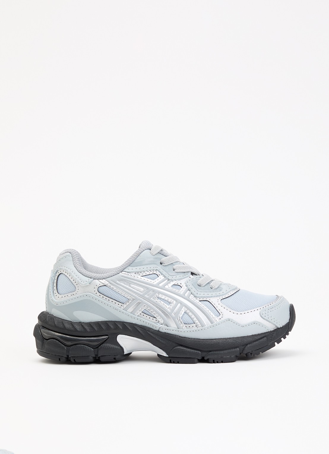ASICS Gel-Nyc sneaker met mesh details - voorkant 3 blauwgrijs