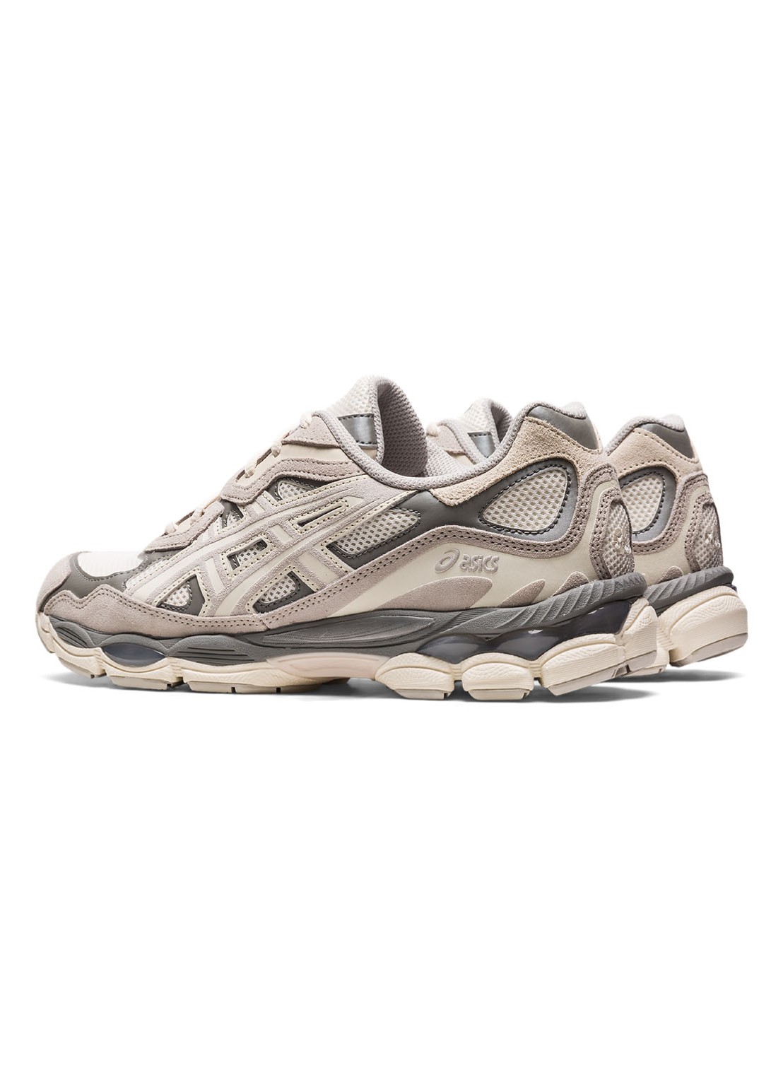 ASICS Gel-Nyc sneaker met suède details - detail 2 lichtgrijs