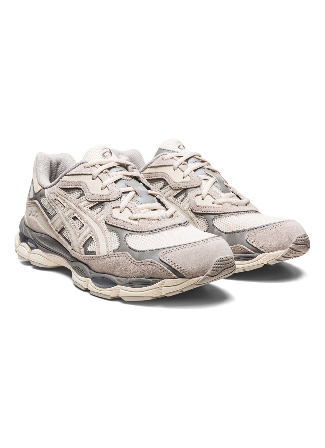 ASICS Gel-Nyc sneaker met suède details - detail 6 lichtgrijs