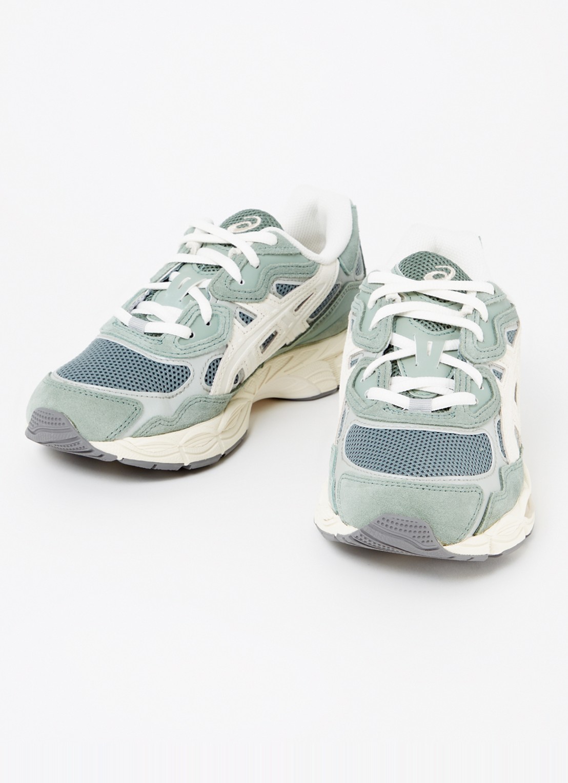 ASICS Gel-Nyc sneaker met suède details - detail mint