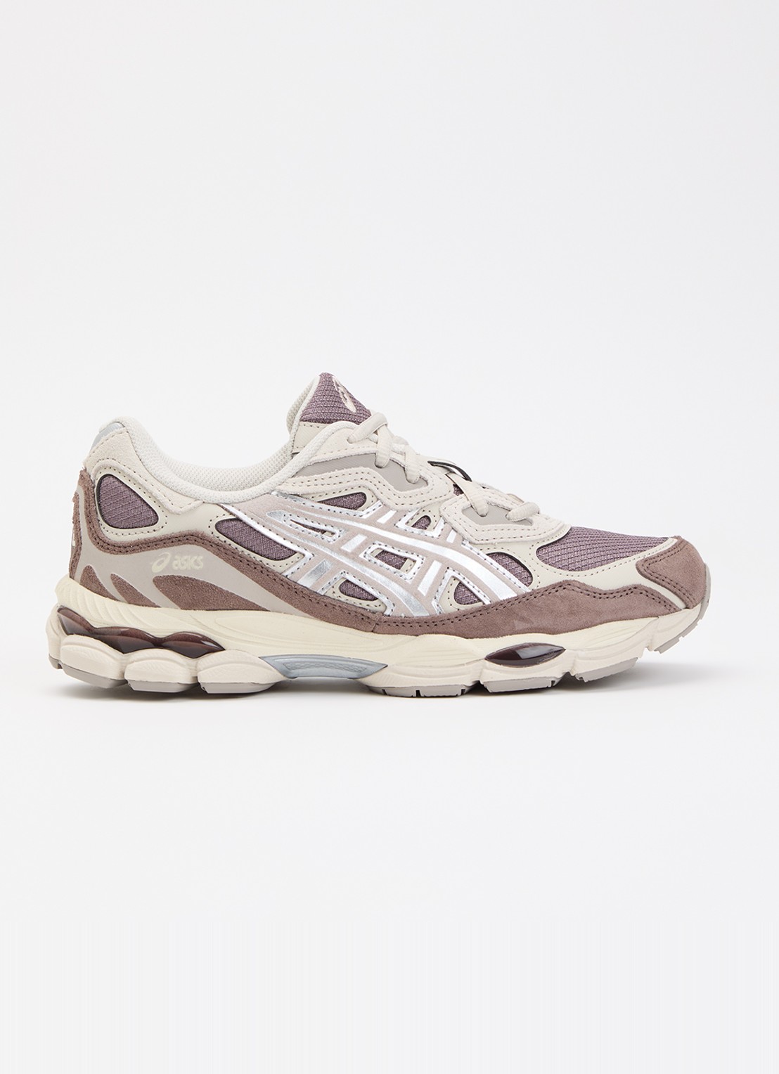 ASICS Gel-Nyc sneaker met suède details - voorkant 5 bruin