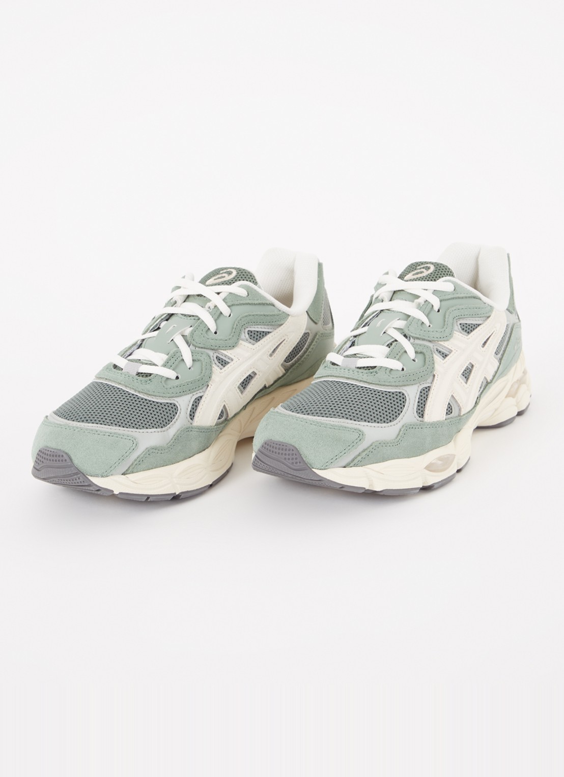 ASICS Gel-Nyc sneaker met suède details - detail 3 olijfgroen