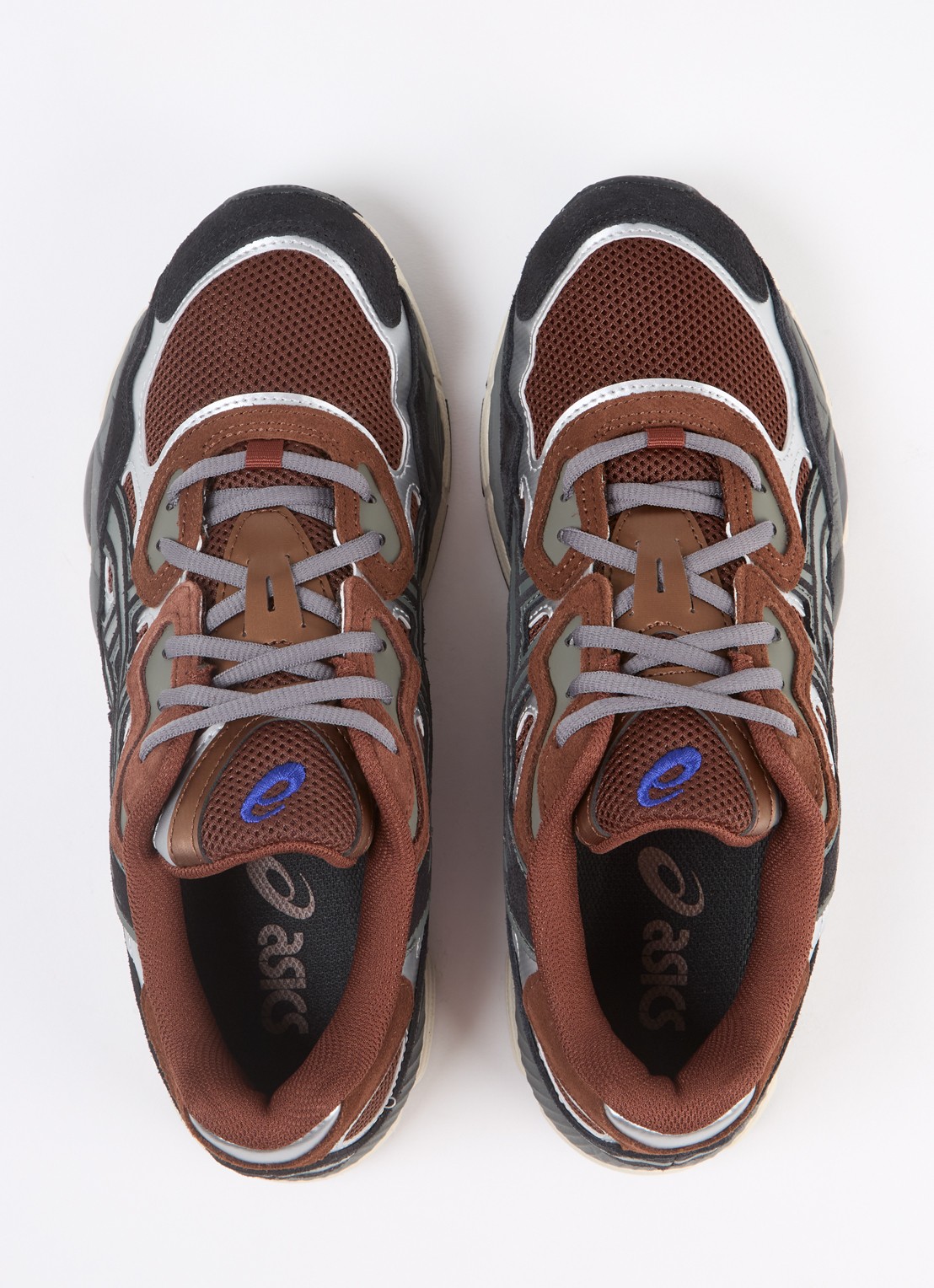 ASICS Gel-Nyc sneaker met suède details - detail 4 kastanjebruin