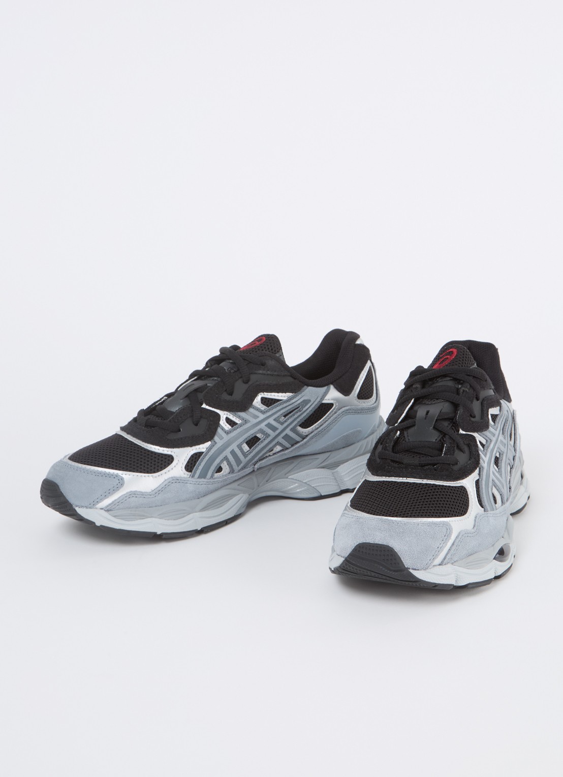 ASICS Gel-Nyc sneaker met suède details - detail 2 blauwgrijs