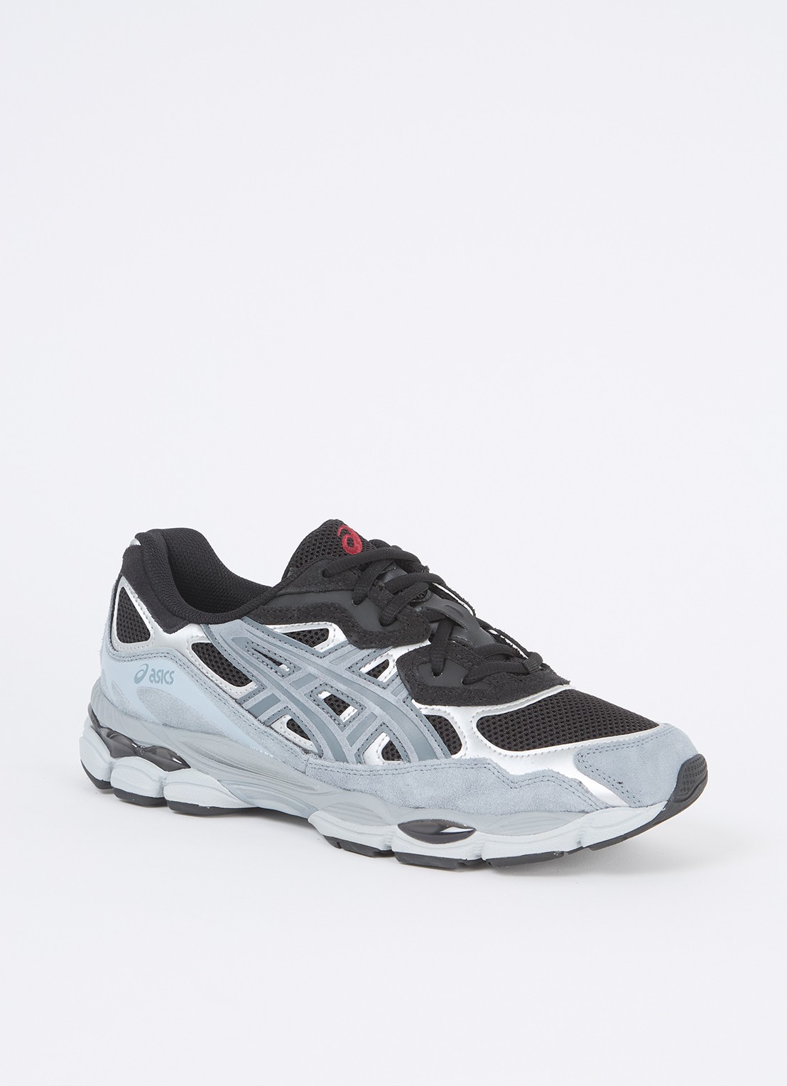 ASICS Gel-Nyc sneaker met suède details - voorkant 5 blauwgrijs