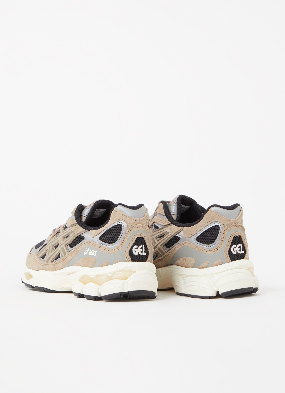 ASICS Gel-Nyc sneaker met suède details - achterkant 3 beige