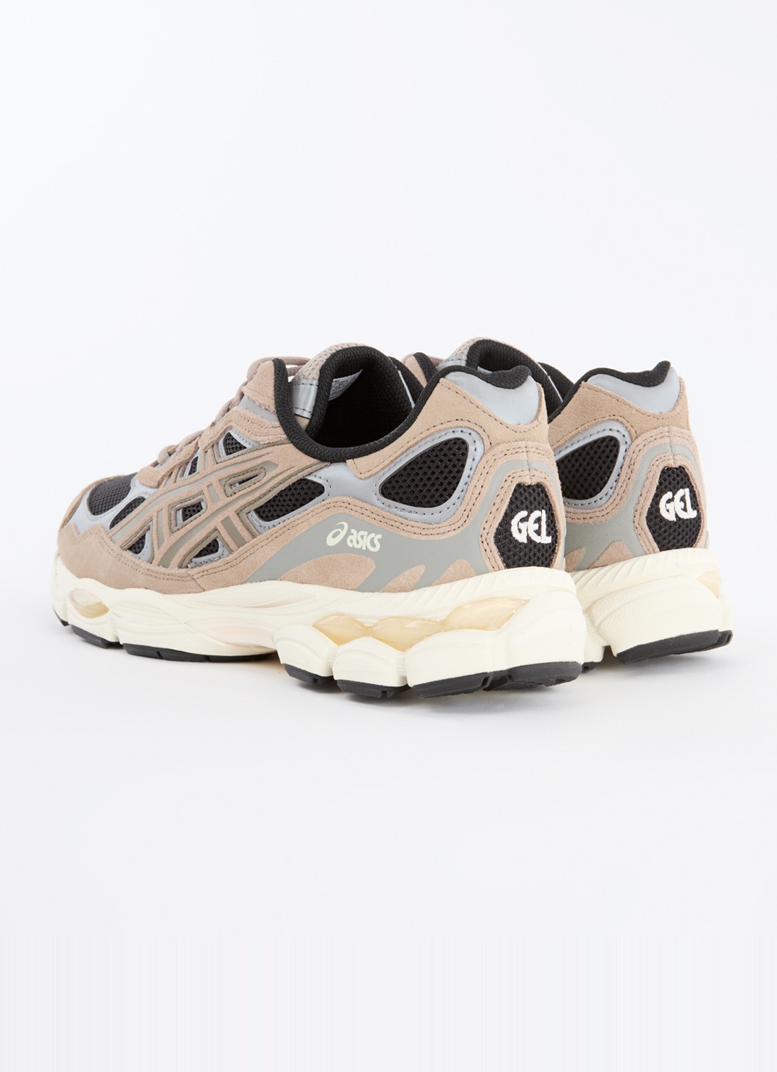 ASICS Gel-Nyc sneaker met suède details - achterkant 4 beige