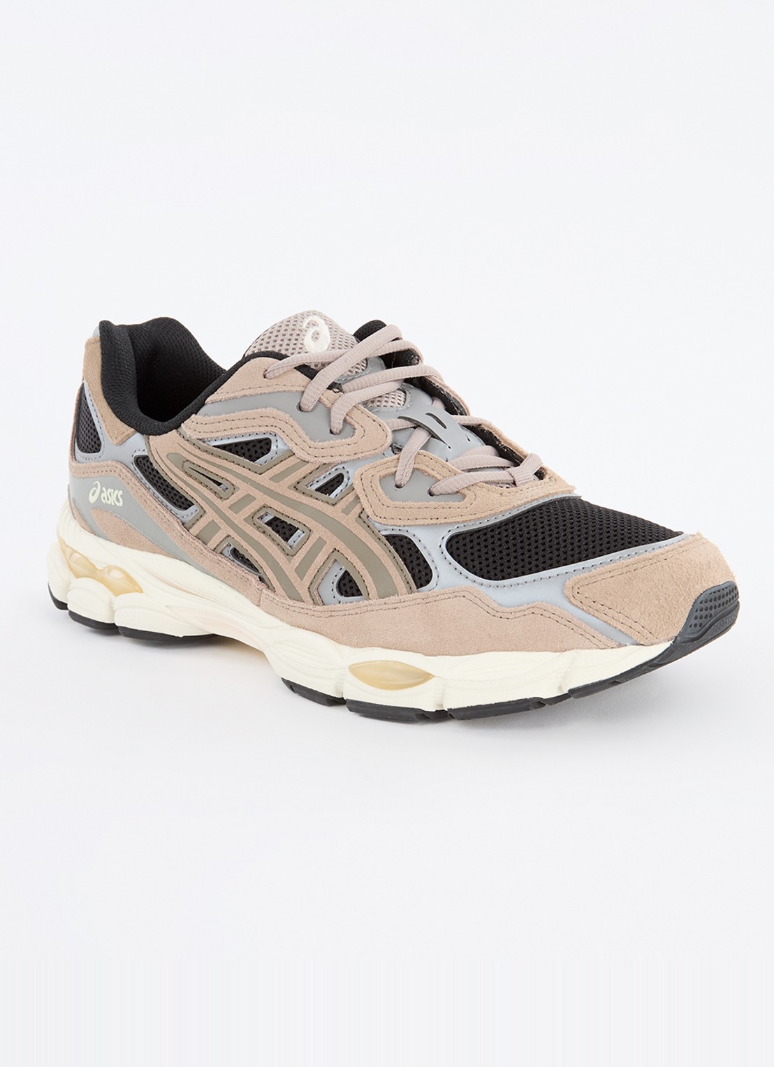 ASICS Gel-Nyc sneaker met suède details - voorkant 2 beige