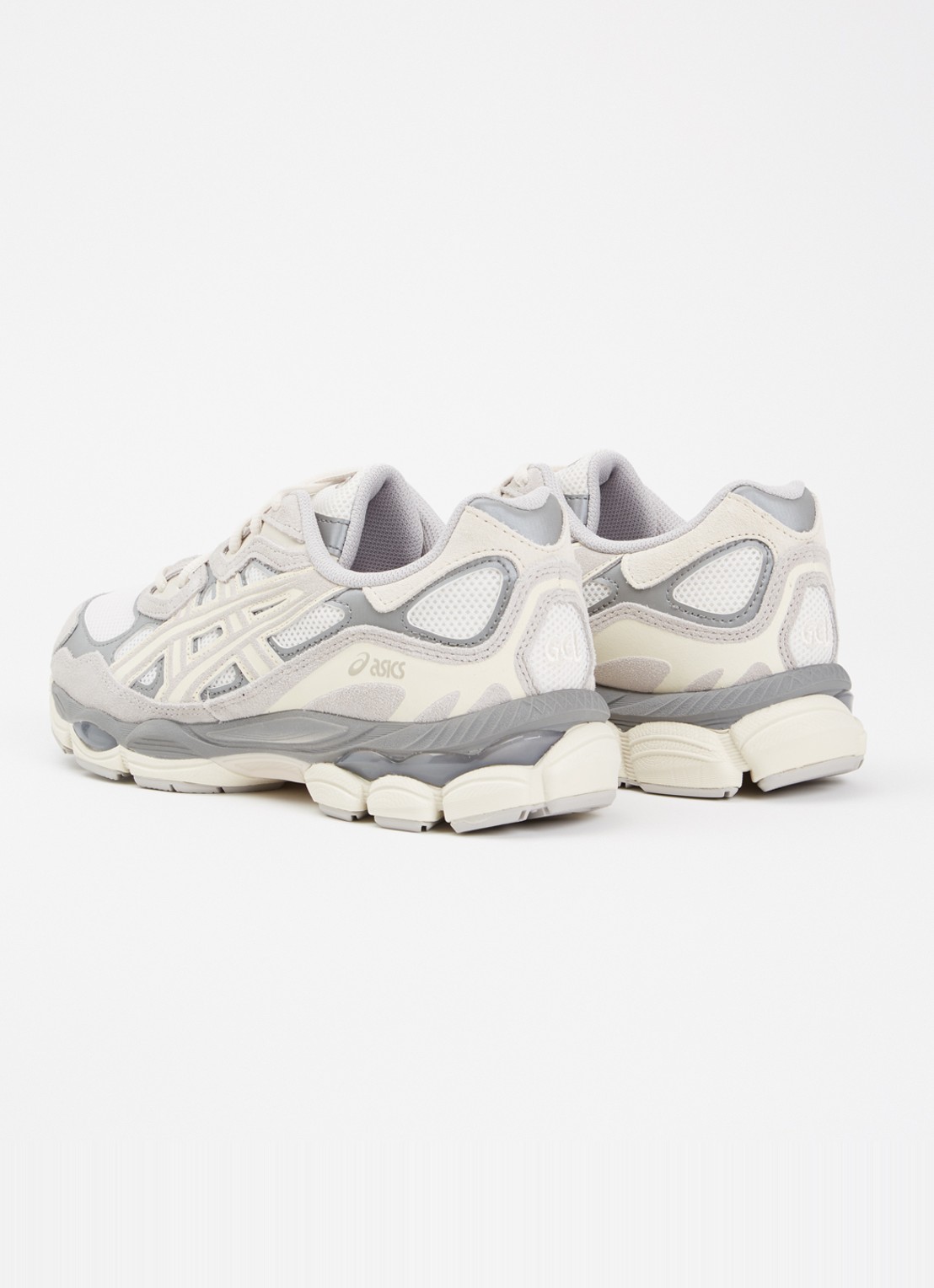 ASICS Gel-Nyc sneaker met suède details - achterkant grijs
