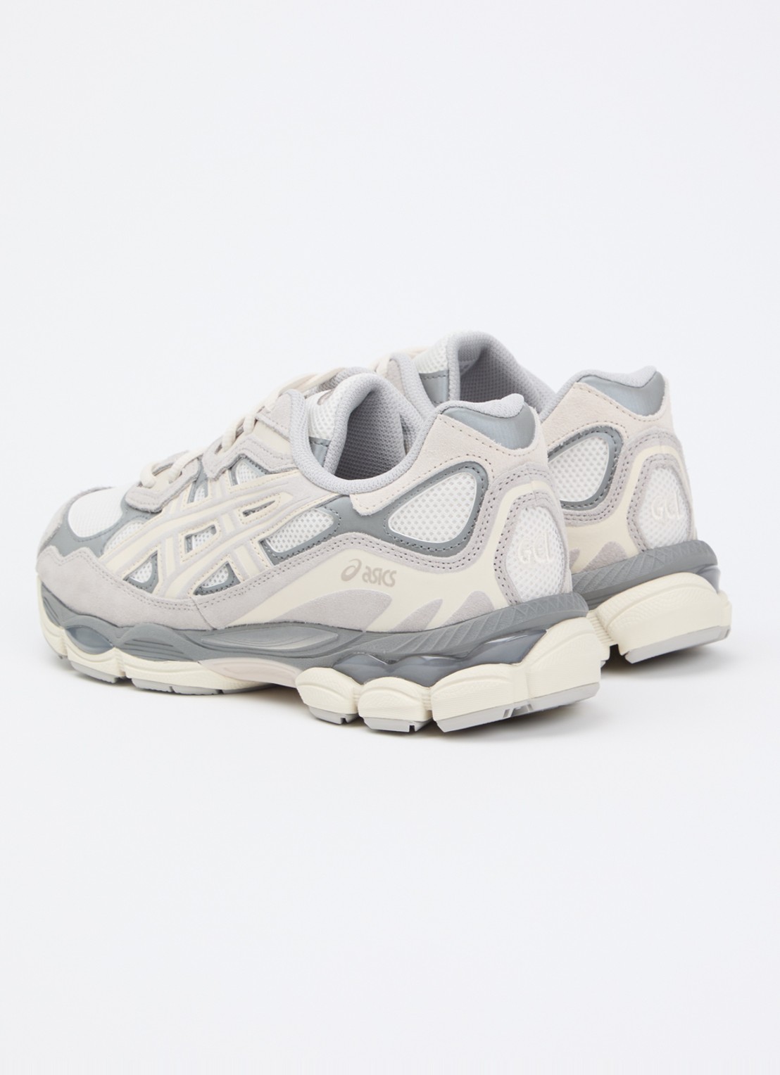 ASICS Gel-Nyc sneaker met suède details - achterkant 2 grijs