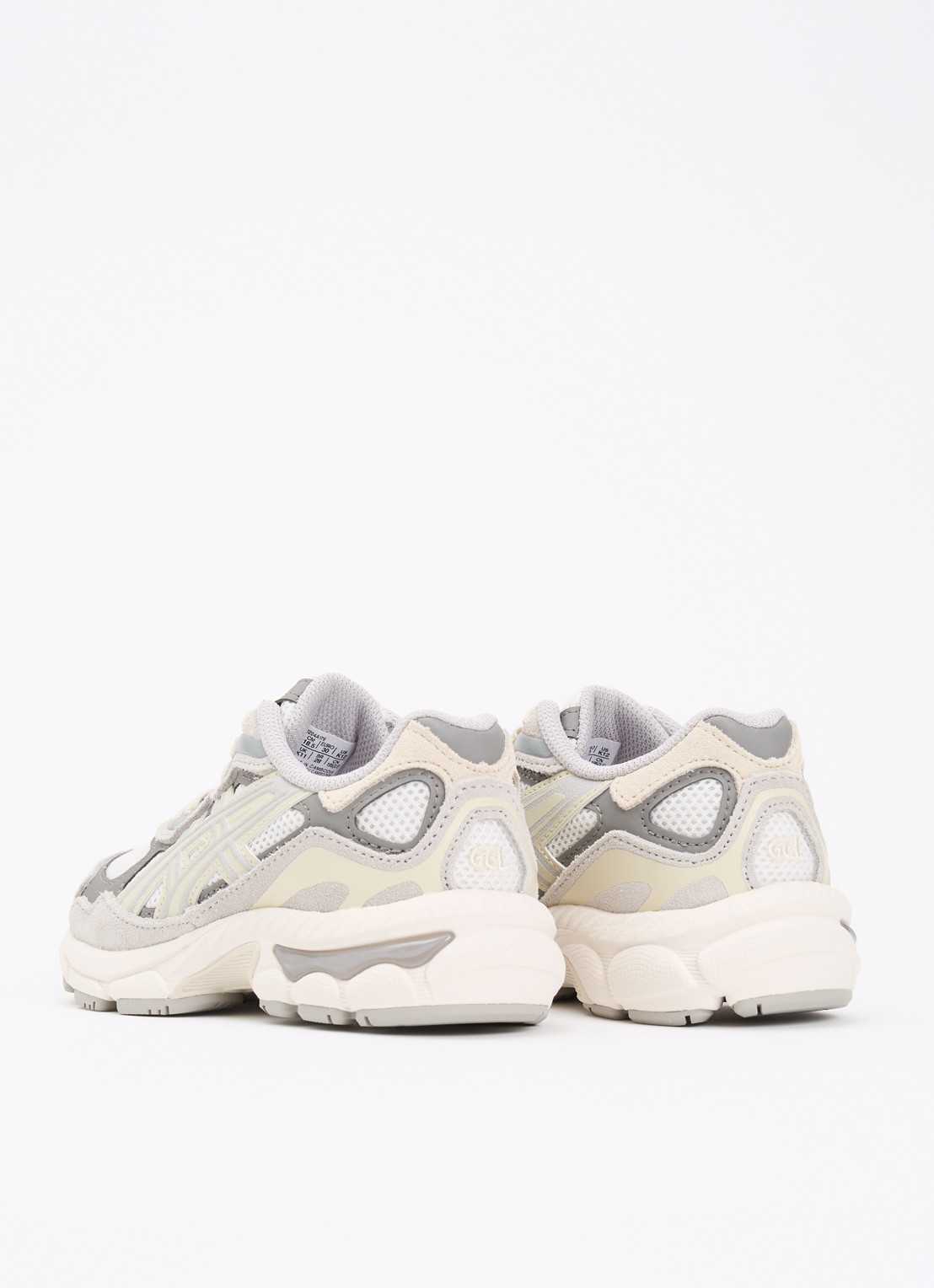 ASICS Gel-Nyc sneaker met suède details - achterkant grijs