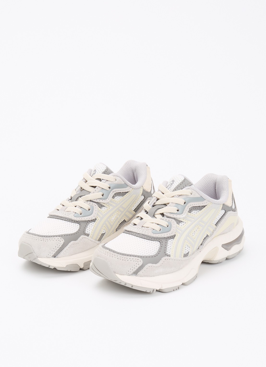 ASICS Gel-Nyc sneaker met suède details - voorkant 3 grijs