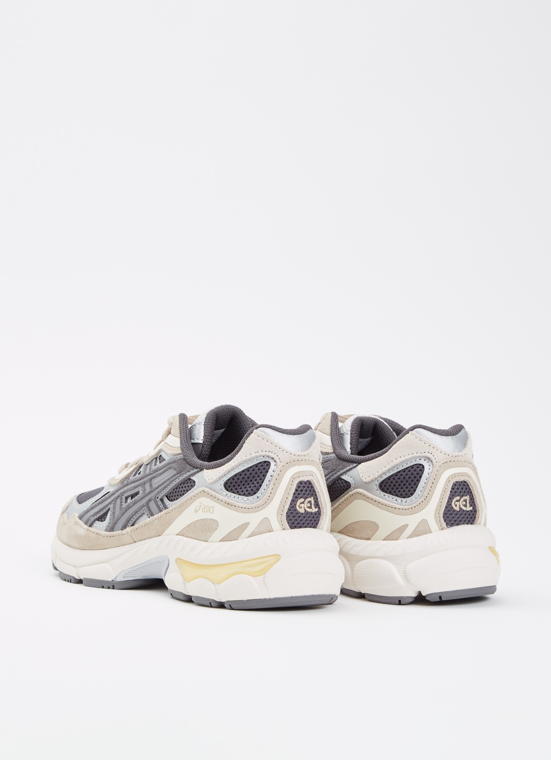 ASICS Gel-Nyc sneaker van mesh - achterkant 4 grijs