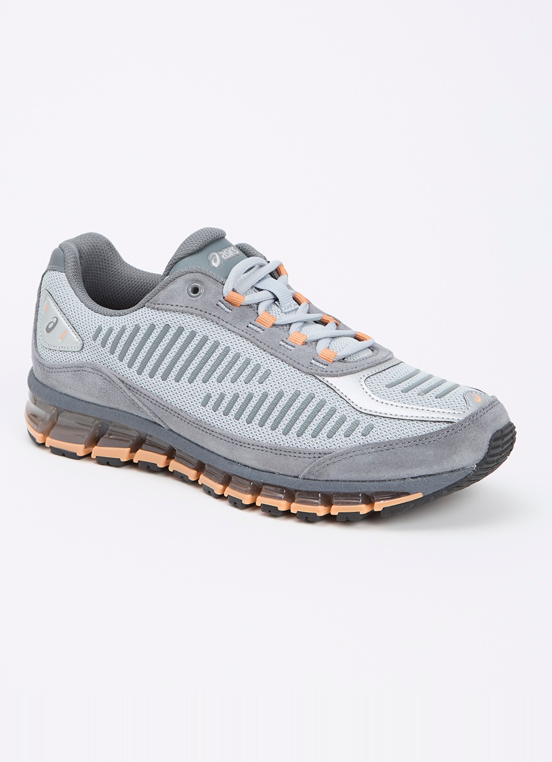 ASICS Gel-Quantum 360 I AMP sneaker met suède details - voorkant grijs