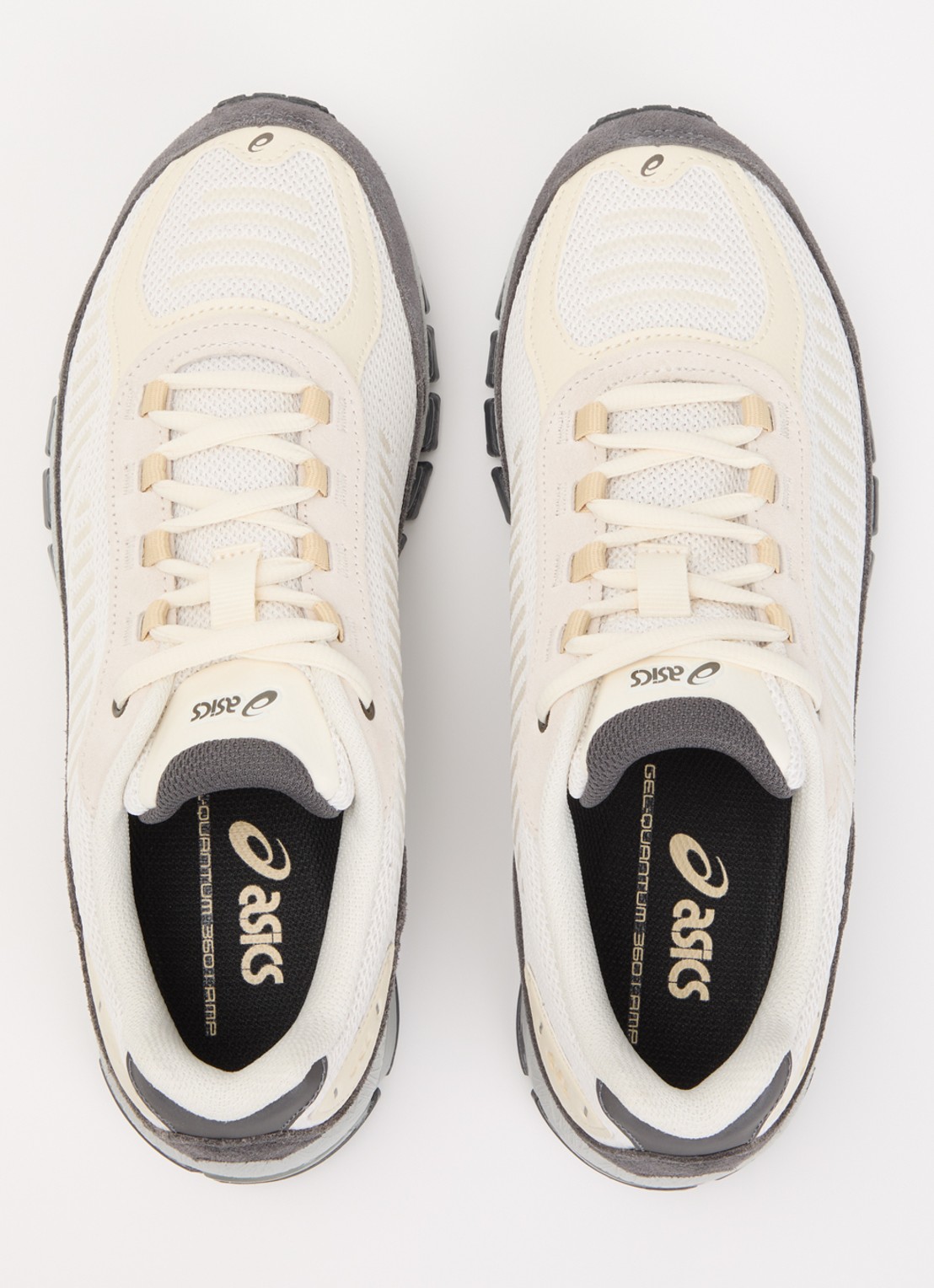 ASICS Gel-Quantum 360 sneaker met suède details - detail 2 gebroken wit