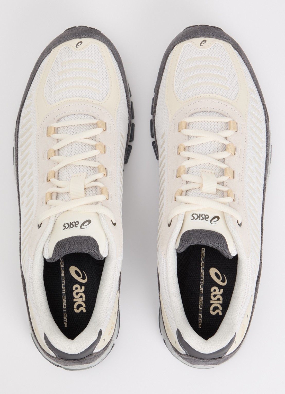ASICS Gel Quantum 360 sneaker met suède details - detail 4 beige
